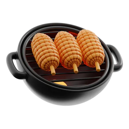 Roasted corn  3D Icon