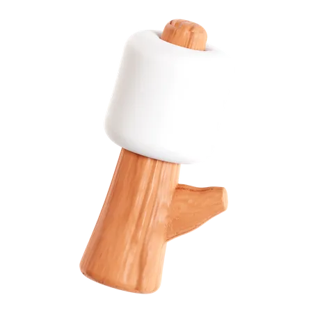 Roasted Marshmallows  3D Icon