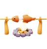 Roasting Fish