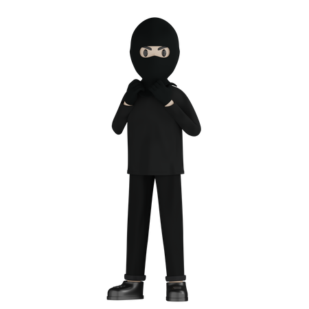 Robber  3D Icon