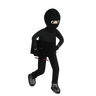robber emoji 3d