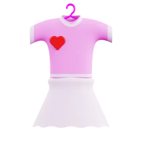 Robe d'amour  3D Icon