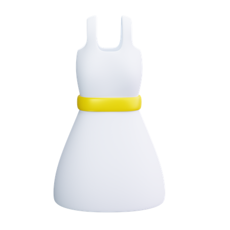 Robe de mariée  3D Icon