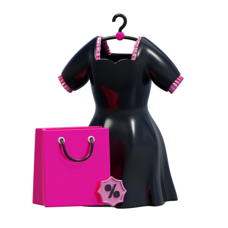 Vente de robe femme  3D Icon