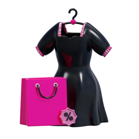 Vente de robe femme  3D Icon