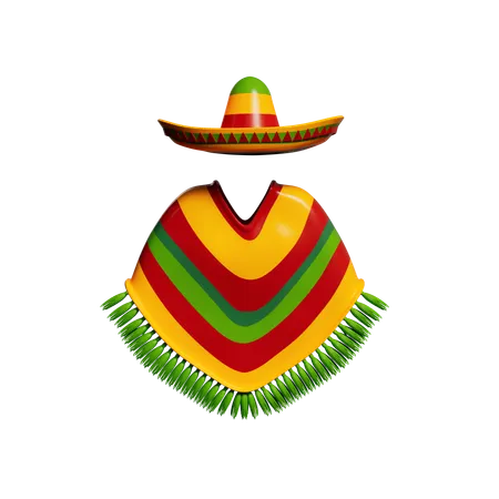 Robe mexicaine  3D Icon