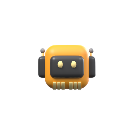 Robô  3D Icon