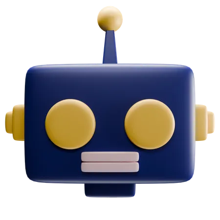 Robô  3D Icon