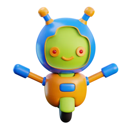 Robô  3D Icon