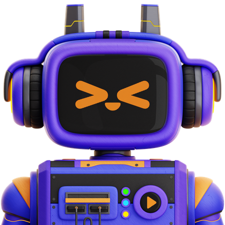 Robô  3D Icon