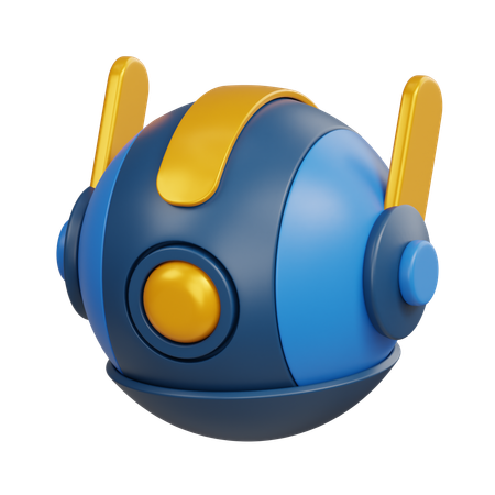 Robô  3D Icon