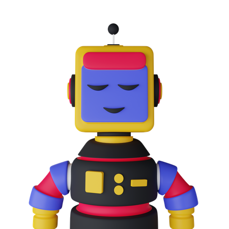 Robô  3D Icon