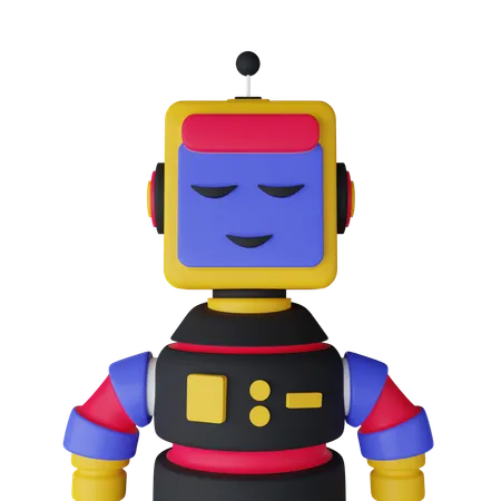 Robô  3D Icon