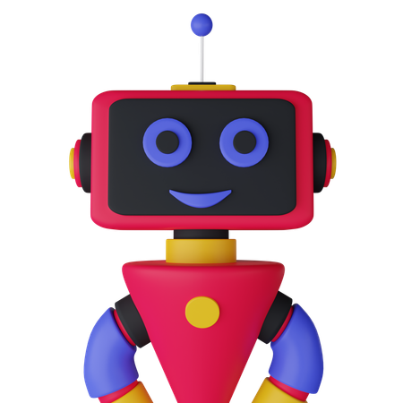 Robô  3D Icon