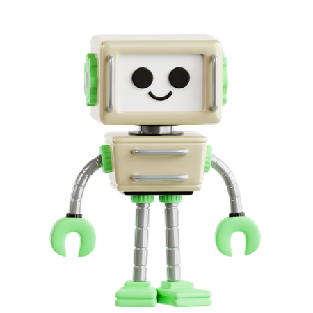 Robô  3D Icon