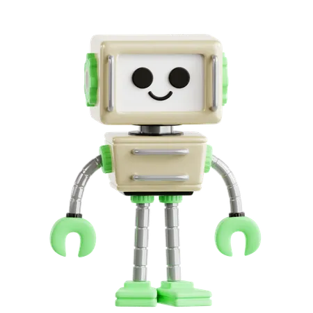 Robô  3D Icon