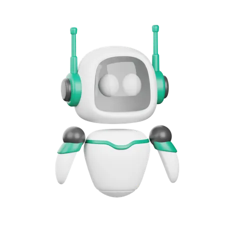 Robô  3D Icon