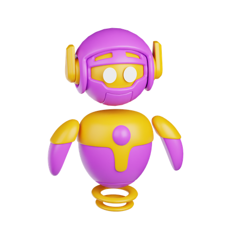 Robô  3D Icon