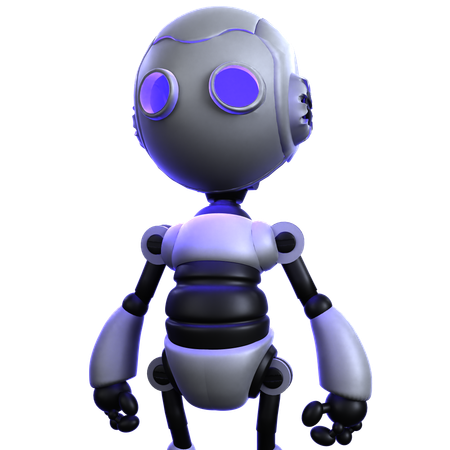 Robô  3D Icon