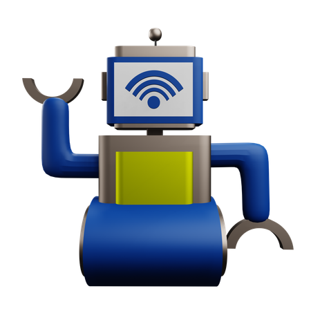 Robô  3D Icon