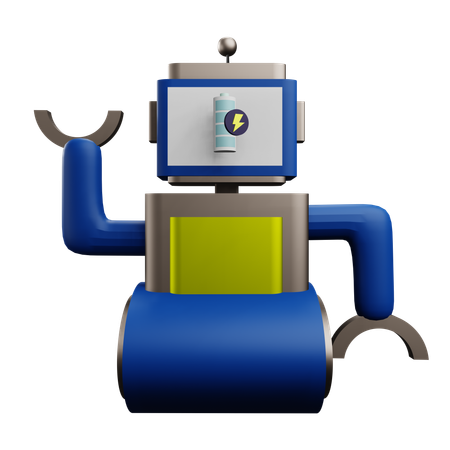 Robô  3D Icon