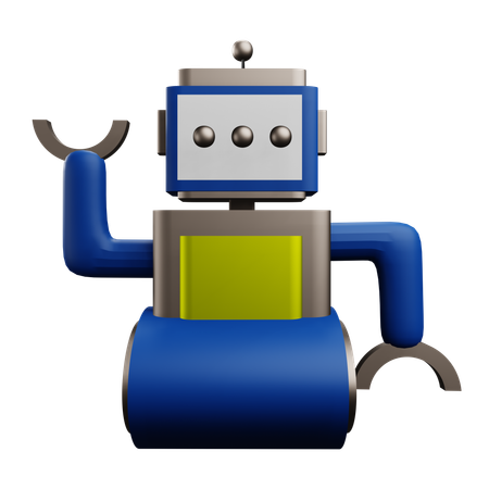 Robô  3D Icon