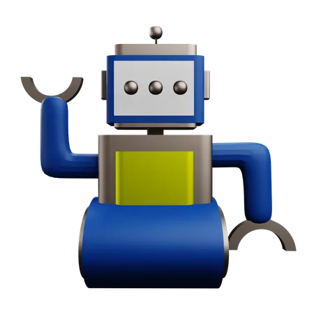 Robô  3D Icon