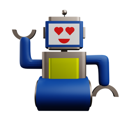 Robô  3D Icon