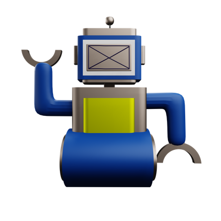 Robô  3D Icon