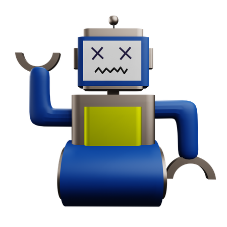 Robô  3D Icon