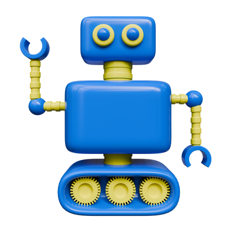 Robô  3D Icon