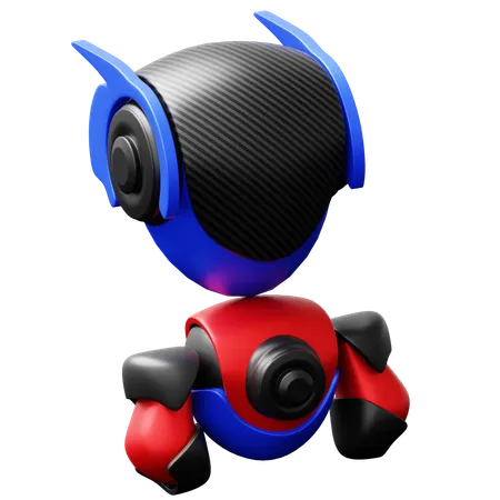 Robô  3D Icon