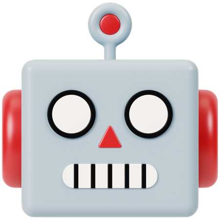 Robô  3D Icon