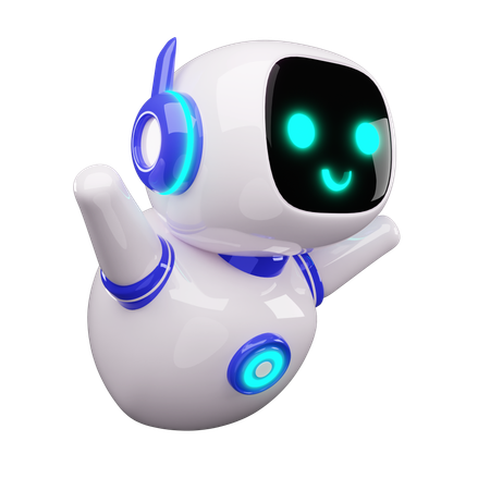 Robô  3D Icon