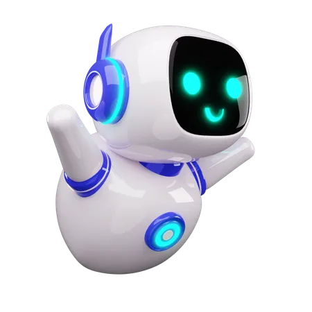 Robô  3D Icon