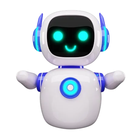 Robô  3D Icon