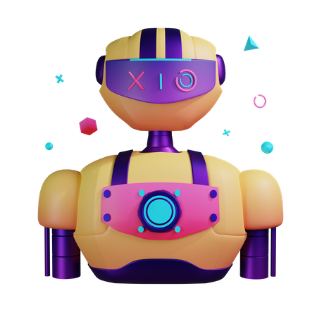 Robô  3D Illustration