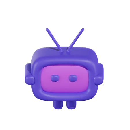 Robô  3D Icon