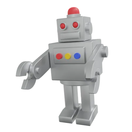 Robô  3D Icon