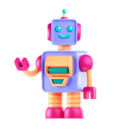 Robô  3D Icon