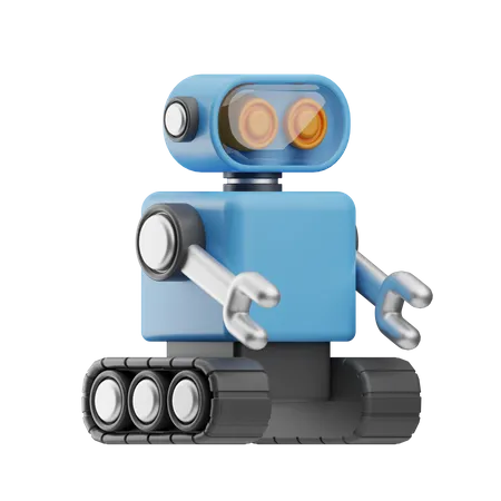 Robô  3D Icon