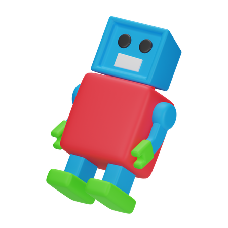 Robô  3D Icon