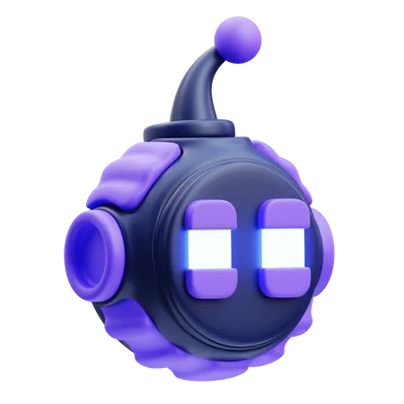 Robô  3D Icon