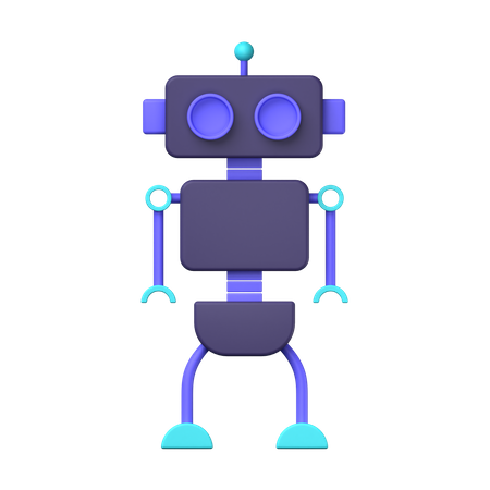 Robô  3D Icon