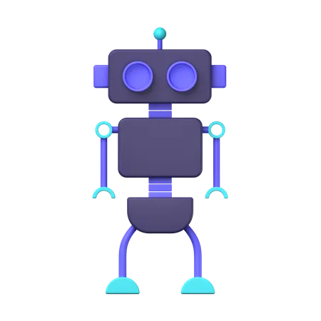 Robô  3D Icon