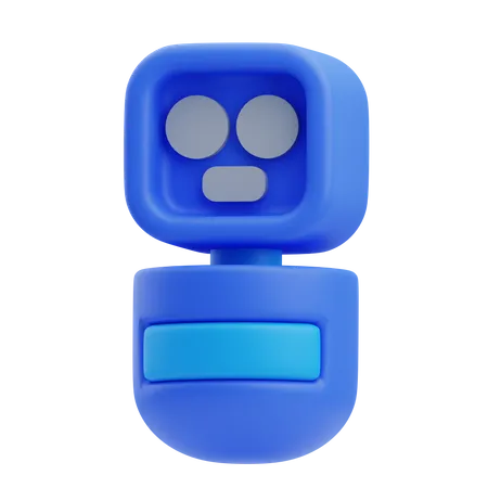 Robô  3D Icon