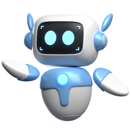 Robô  3D Icon