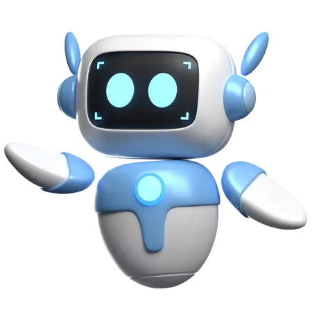 Robô  3D Icon