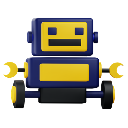 Robô  3D Icon