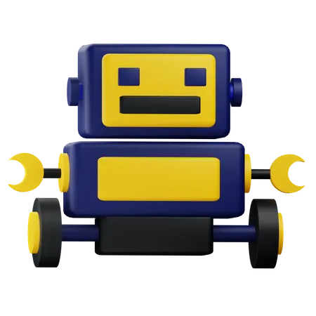 Robô  3D Icon